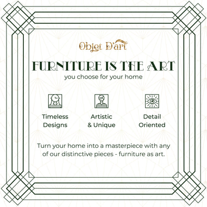 Abigail: Small Round Gold End Table by Objet D’Art - Elegant Accent for Living Room, 23” Height