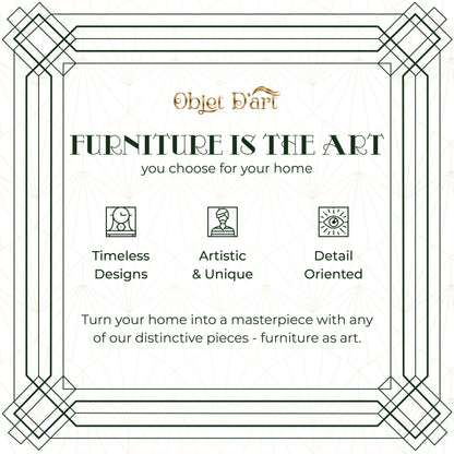 Alexandria: Small Round Gold Side Table by Objet D’Art - Elegant Accent for Living Room, 21” Height